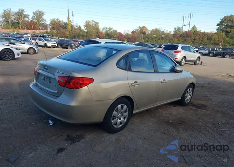 2007 Hyundai Elantra Gls/Limited/Se from USA, damaged, VIN KMHDU46DX7U088254